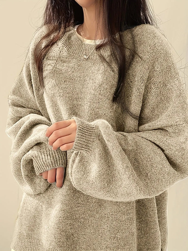 Claire | Women’s Solid Knit Sweater