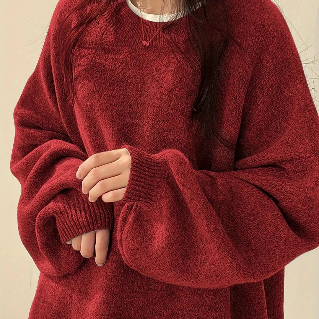 Claire | Women’s Solid Knit Sweater