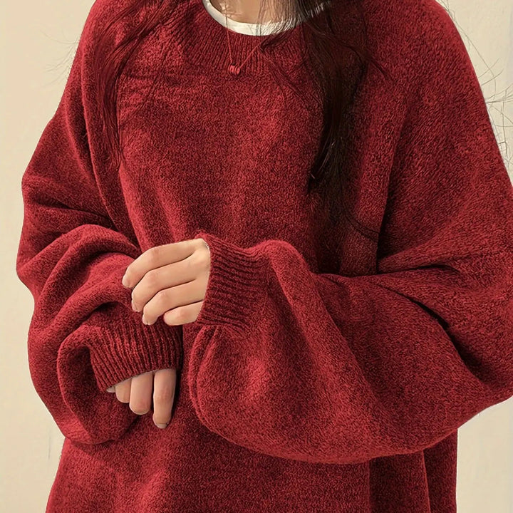 Claire | Women’s Solid Knit Sweater