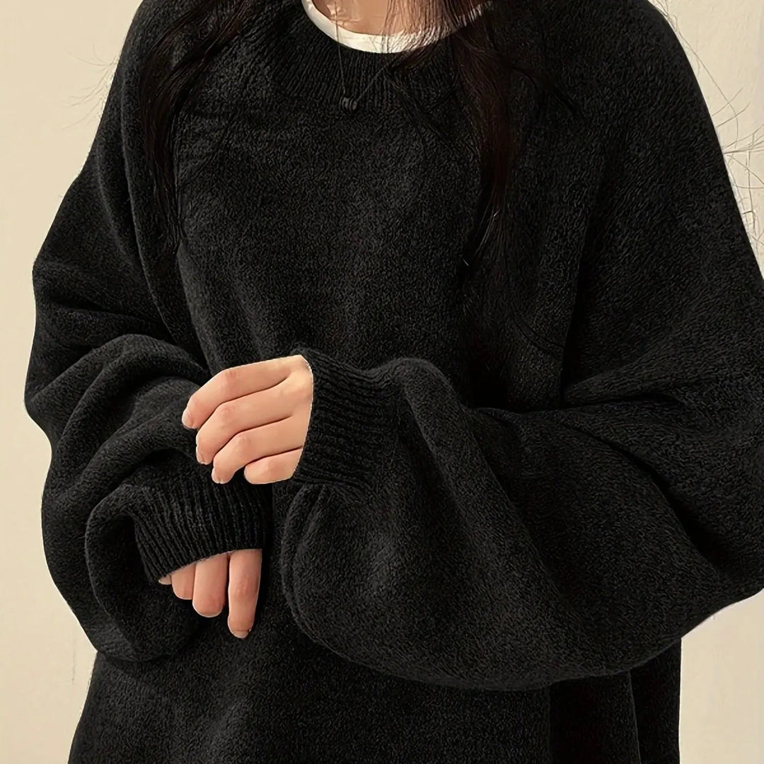 Claire | Women’s Solid Knit Sweater