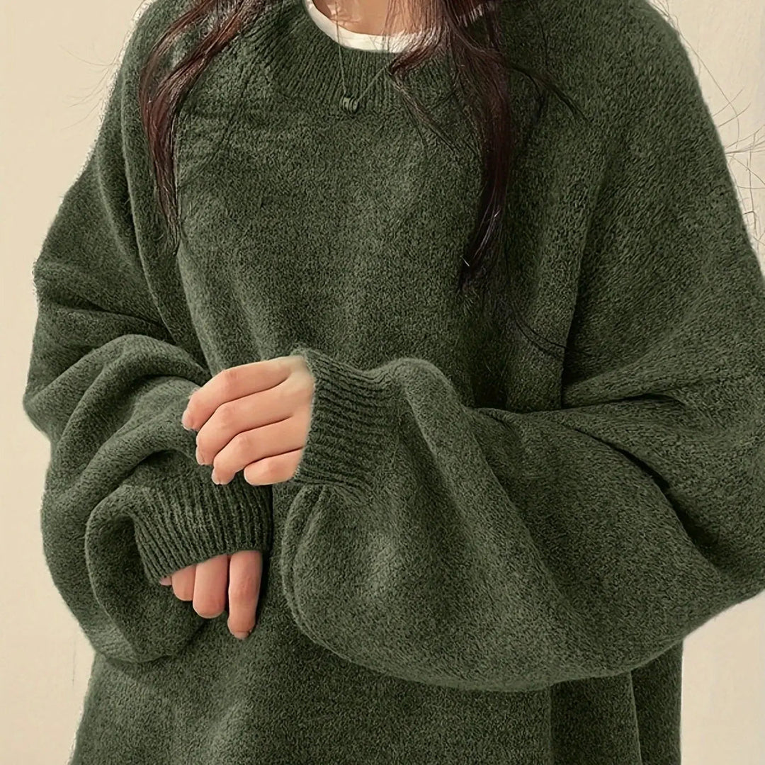 Claire | Women’s Solid Knit Sweater