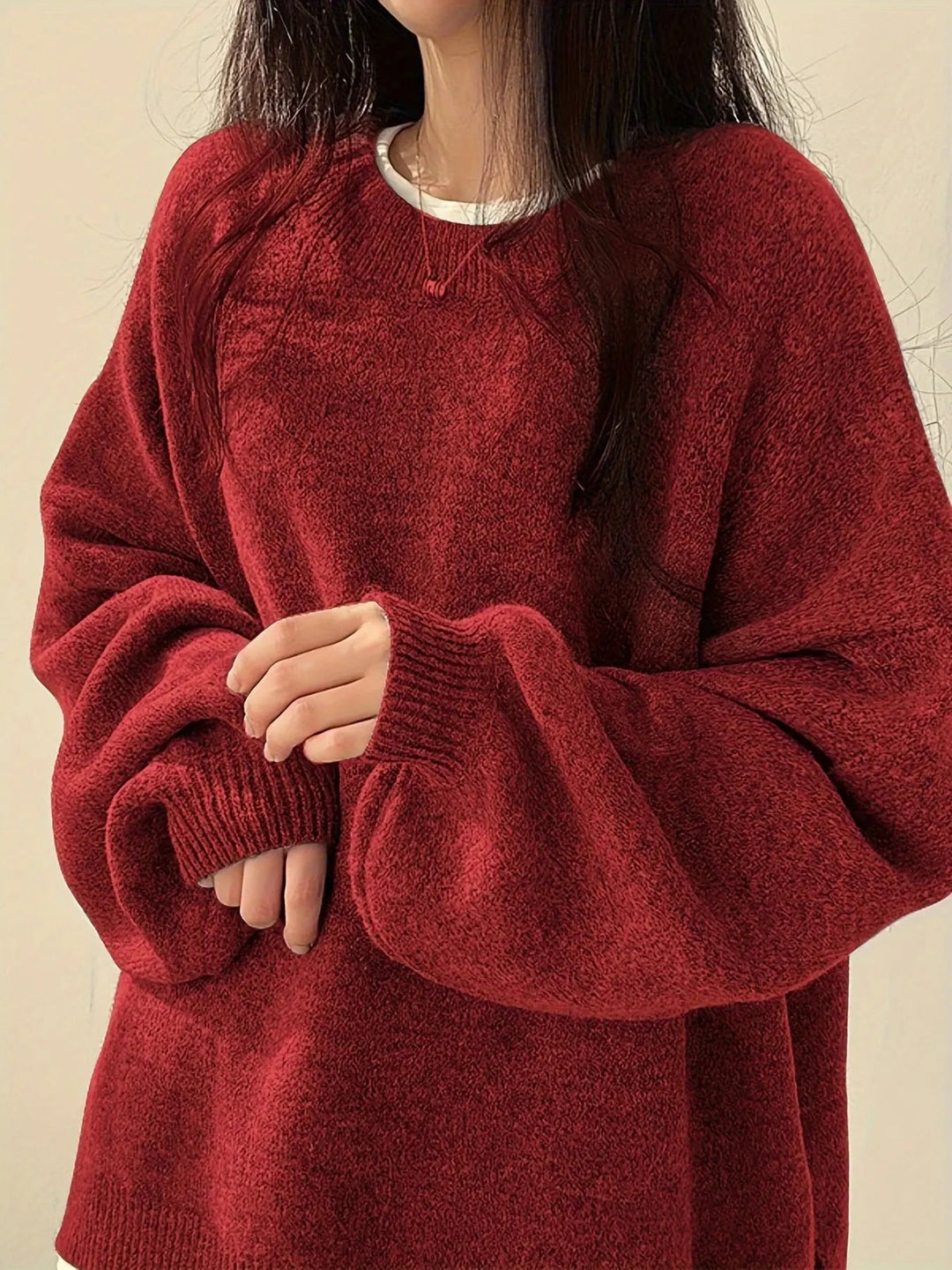 Claire | Women’s Solid Knit Sweater