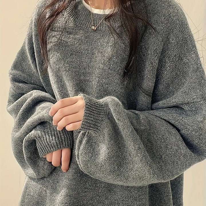 Claire | Women’s Solid Knit Sweater