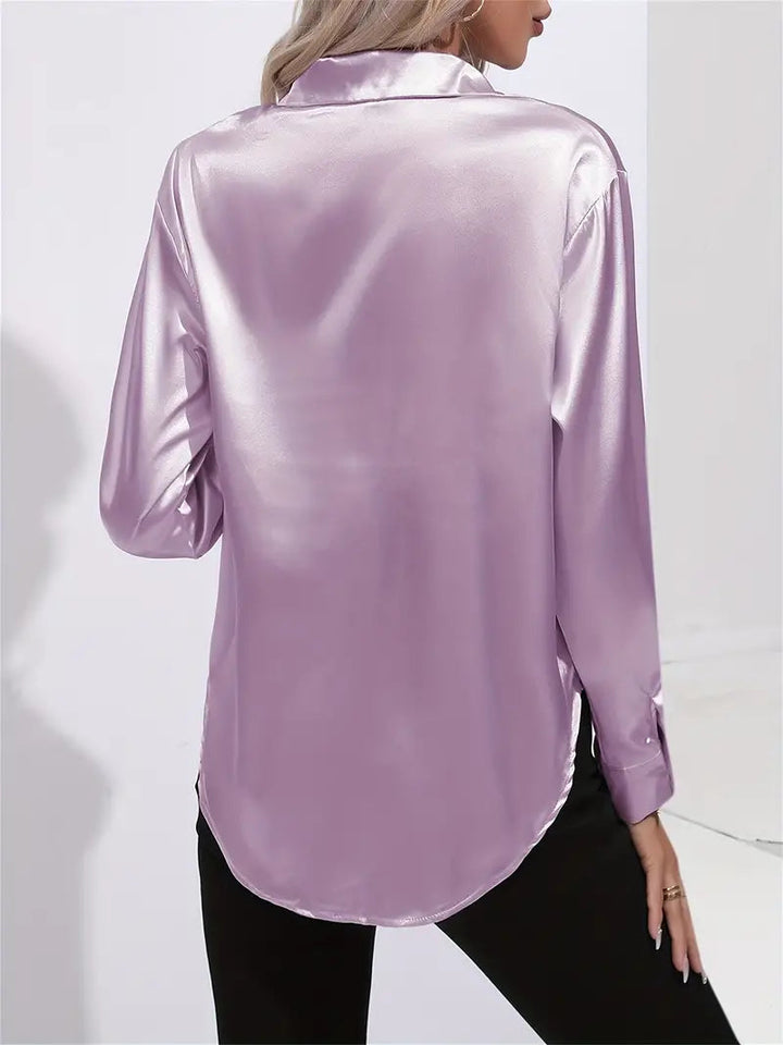 Elegant Satin Blouse for Women