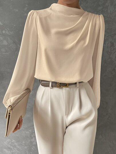 Women's Stylish Bishop Sleeve Blouse