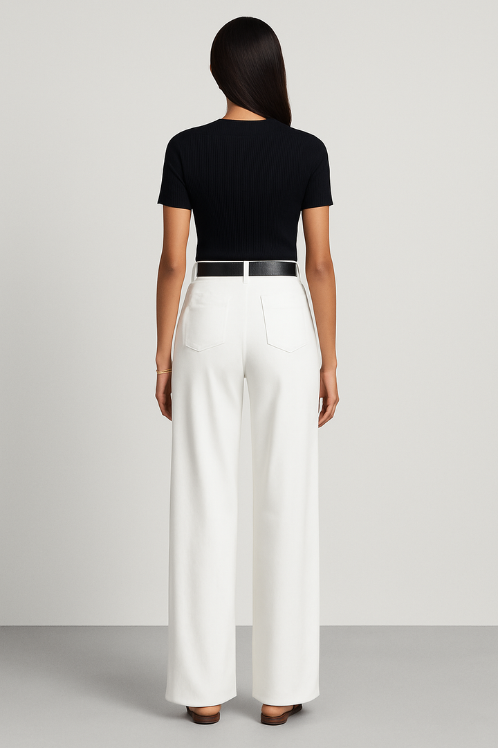 Tailored Wide-Leg Trousers