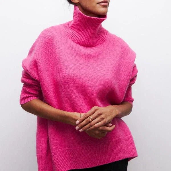 ARIA OVERSIZED TURTLENECK SWEATER