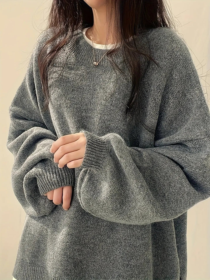 Claire | Women’s Solid Knit Sweater