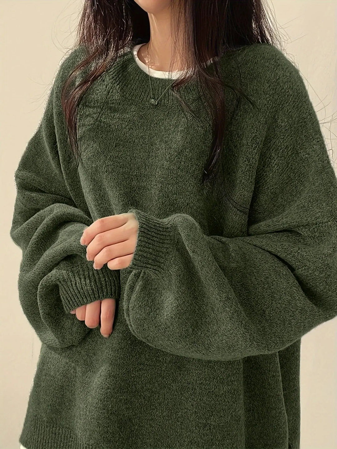 Claire | Women’s Solid Knit Sweater