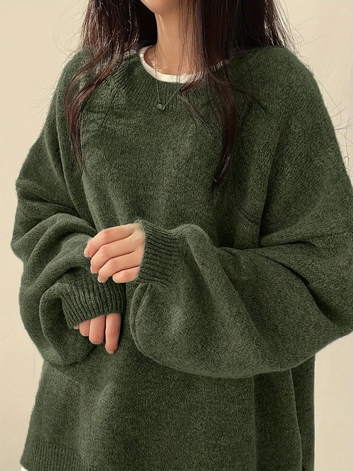 Claire | Women’s Solid Knit Sweater
