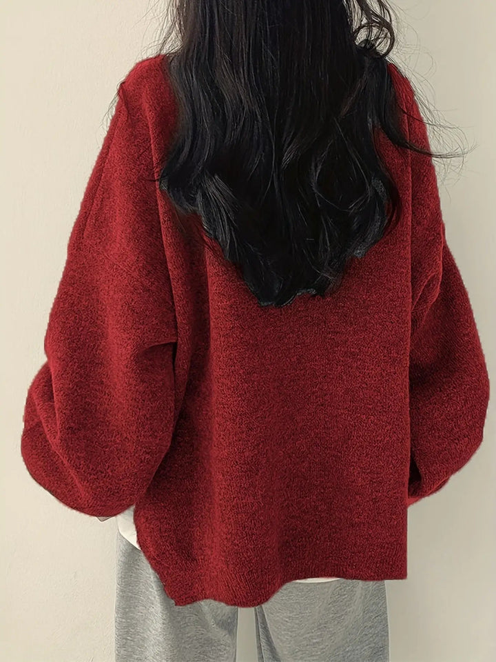 Claire | Women’s Solid Knit Sweater